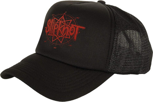 Slipknot Hat Barcode Band Logo Adjustable Official Black