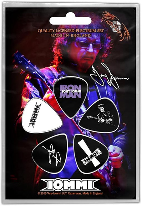 Tony Iommi Heavy Gauge 1mm Guitar Pick Pack Multicolor