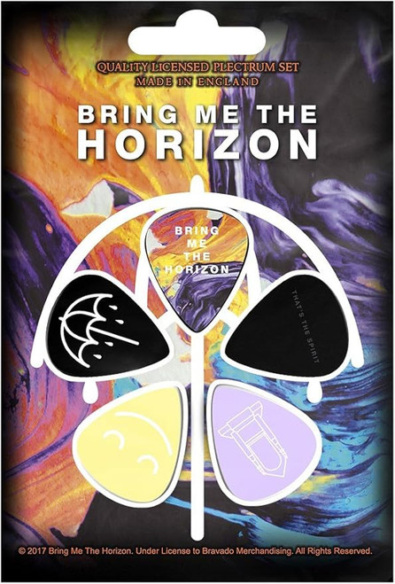 Bring Me The Horizon Heavy Gauge 1mm Guitar Pick Pack Multicolor
