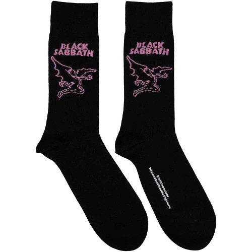 Black Sabbath Master Of The Universe Logo Ankle Socks Black