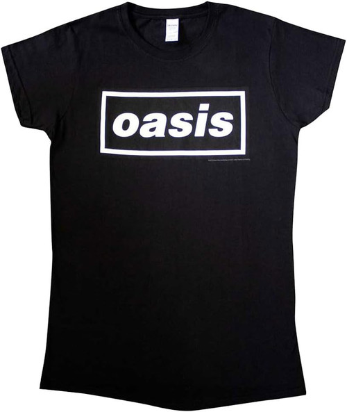Oasis Juniors Decca Band Logo T-Shirt Black