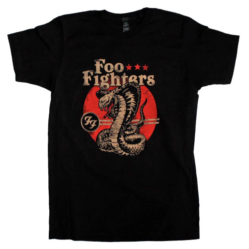 Foo Fighters Men's Cobra T-Shirt Black