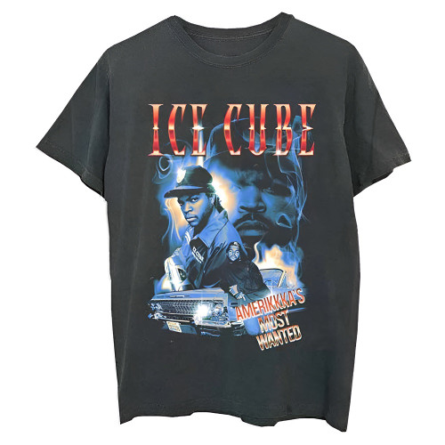 Ice Cube Men's Most Wanted T-Shirt Black