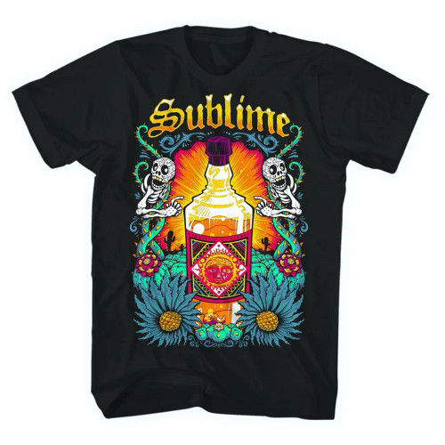 Sublime Men's Sun Bottle T-Shirt Black
