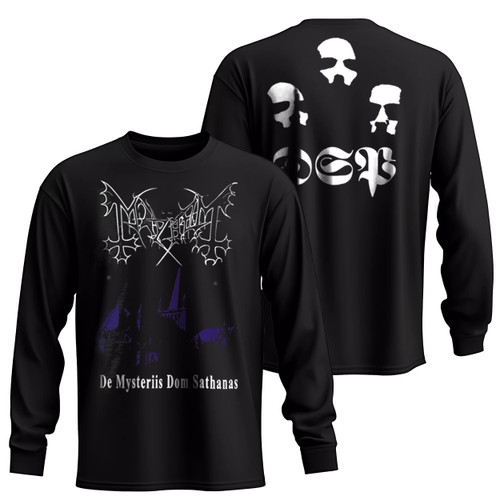 Mayhem Men's De Mysteriis Dom Sathanas Long Sleeve T-Shirt Black