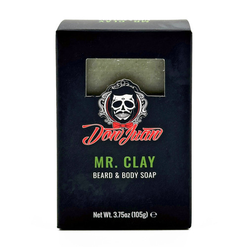Don Juan Mr. Clay Organic Beard Face Soap 3.75 Oz.