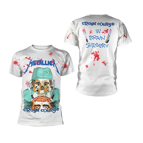 Metallica Crash Course In Brain Surgery All-Over White