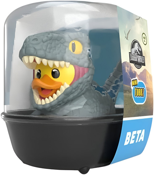 TUBBZ Mini Jurassic World Rebirth Beta Cosplaying Rubber Duck Vinyl Figure