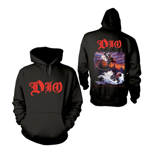Dio Holy Diver Pull Over Hoodie Black