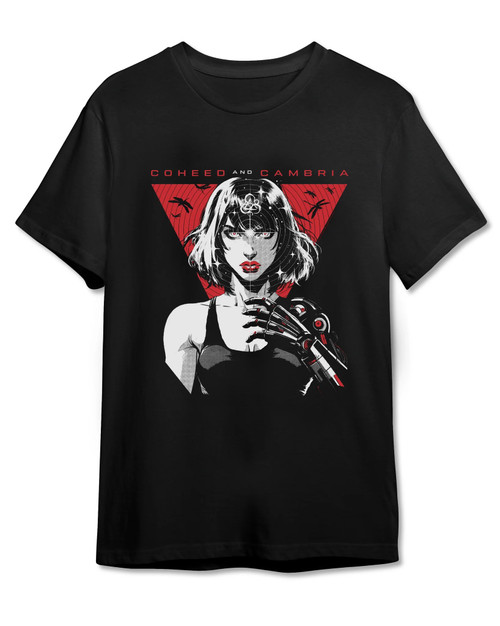 Coheed And Cambria Men's Android T-Shirt Black