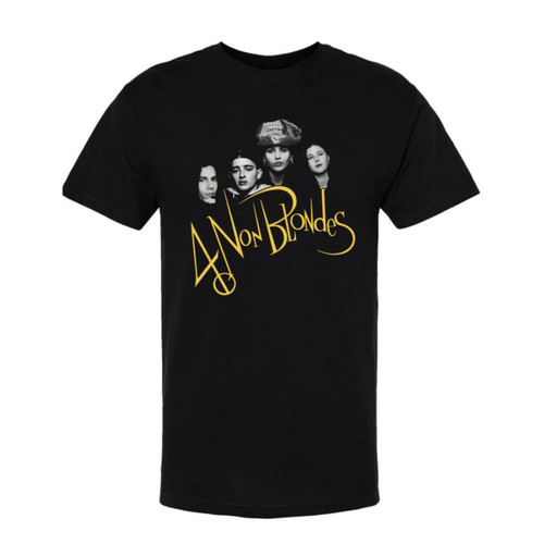 4 Non Blondes Classic Photo T-Shirt Black