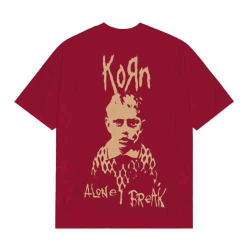 Korn All Alone I Break T-Shirt Red