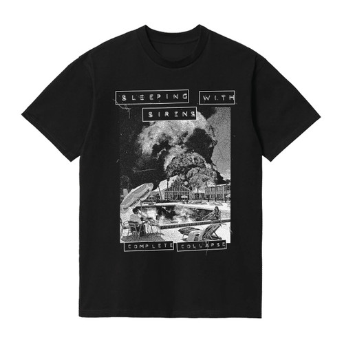 Sleeping with Sirens Complete Collapse T-Shirt Black