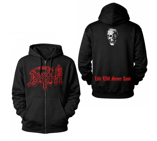 トップス dio Dio Last In Line Zip Up Hoodie Black - Merch2rock Alternative Clothing