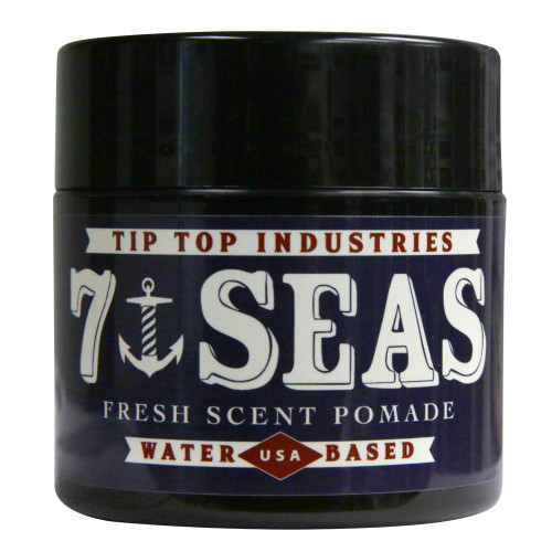 Tip Top 7 Seas Strong Hold Water Based Pomade 4.25oz