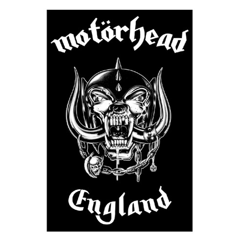 Motorhead England Textile Poster Flag