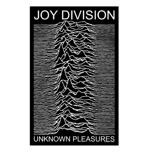 Joy Division Unknown Pleasures Textile Poster Flag
