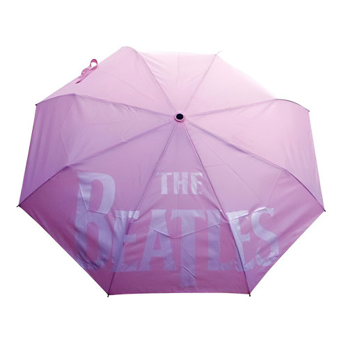The Beatles Drop T Retractable Umbrella Pink