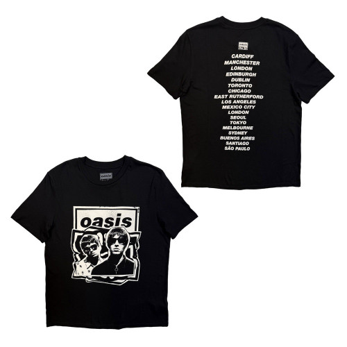 Oasis Men's Paper Cut Out Tour T-Shirt Black