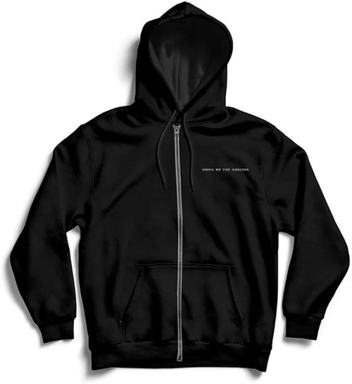 Bring Me The Horizon Men's Flower Of Life Zip Up Hoodie Black