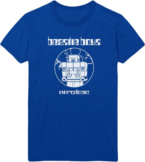 Beastie Boys Men's Intergalactic T-Shirt Blue