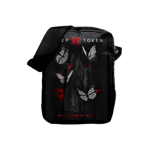 Sleep Token Butterflies Crossbody Bag Black