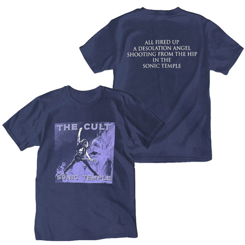 The Cult Sonic Temple T-Shirt Navy
