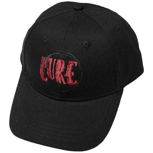 The Cure Circle Logo Snapback Baseball Hat Black