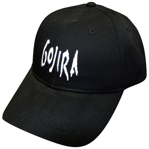 Gojira Logo Snapback Baseball Hat Black