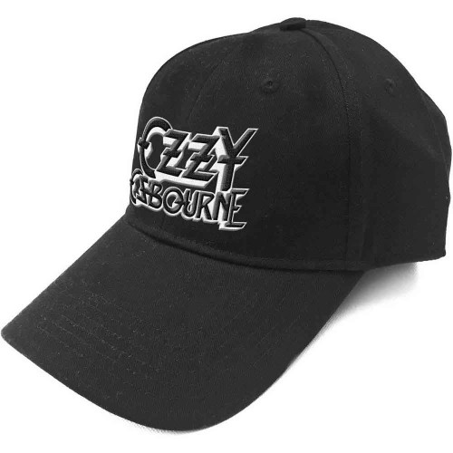 Ozzy Osbourne Logo Snapback Baseball Hat Black