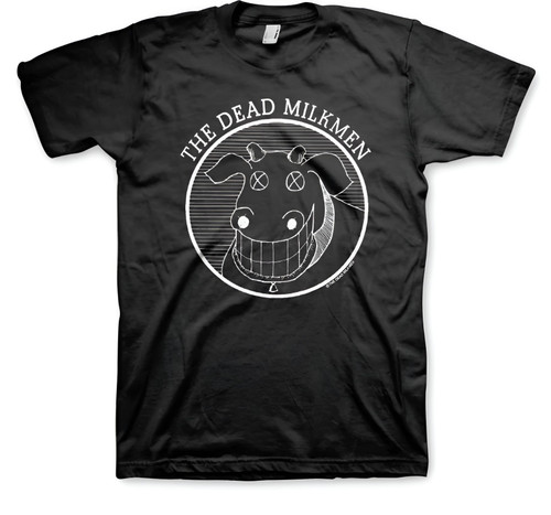 The Dead Milkmen Cow Logo T-Shirt Black