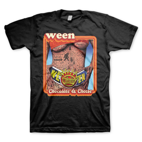 Ween Chocolate and Cheese T-Shirt Black