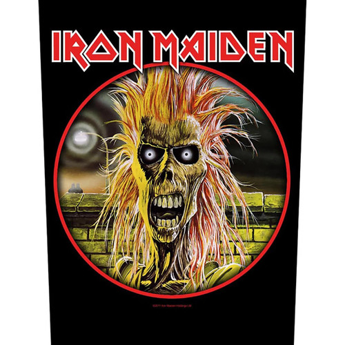Iron Maiden First Album Back Patch