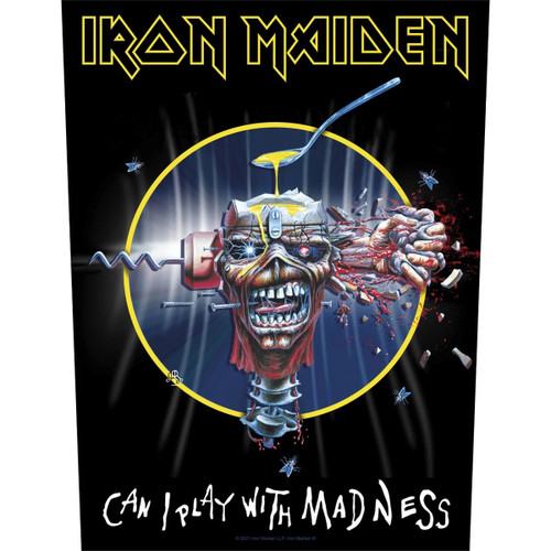 Iron Maiden Can I Play With Madness Back Patch