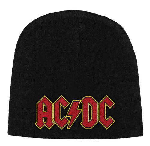 AC/DC Logo Beanie Black