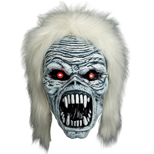 Trick or Treat Studios Iron Maiden Bass Beast Vinyl Mask With Light Up Eyes