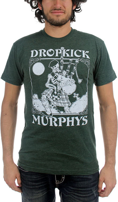 Dropkick Murphys T-Shirt - Vintage Skeleton Piper