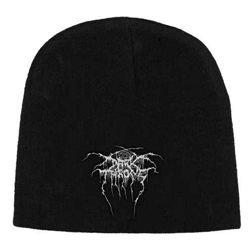 Darkthrone Band Logo Embroidered Beanie Black
