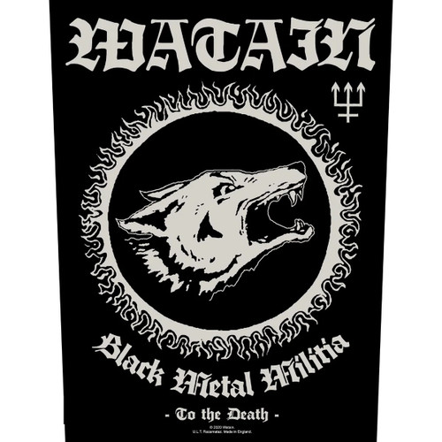 Watain Black Metal Militia Back Patch