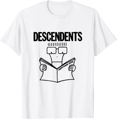 Descendents Everything Sucks Slim Fit T-Shirt White