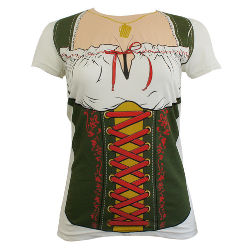 Impact Original T-Shirt Girls - OtctoBEERfest Oktoberfest Fraulein Tunic