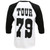 Waylon Jennings '79 Tour Raglan Shirt White Black