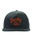 Lucky 13 The Shocker Snapback Hat Black Rust