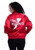 Foo Fighters Juniors Bolt Logo Satin Jacket Red