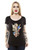 Lucky 13 Juniors Liberty Belle Scoop Neck T-Shirt