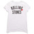 Rolling Stones Junior's Micro Tongue Tunic T-Shirt White