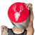 Kreepsville 666 Deer Skull Red Beret Hat