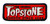 Topstone Horror Logo Retro Horror Halloween Embroidered Patch 3.5" x 1.5"