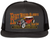 Lucky 13 Rust Never Sleeps Snapback Trucker Hat Black