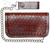 Lucky 13 Old Time Genuine Embossed Antiqued Leather 6" Chain Wallet Lucky 13 Old Time Genuine Embossed Antiqued Leather 6" Chain Wallet